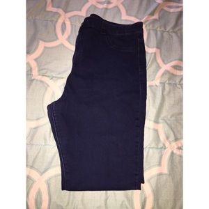 Plus size blue skinny jean